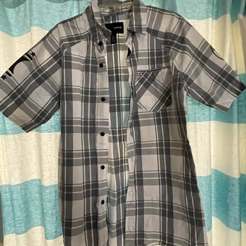 Boys size Large Button up Hurley shirt